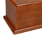 Factory Customized Small Size Handmade High End Rectangular Cats Pet Customized Logo Simple for Dogs Cremation Wooden Urn