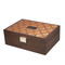 High Quality Excellent Wooden Watch Packaging Box Custom Logo Folding Wood Gift Jewellery Perfume Box Wooden Cigar Box with Window