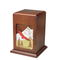 Wholesale Handmade Funeral Supplies Pet Keepsake Wood Memorial Cremation Urns for Human Ashes