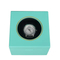 Wholesale Luxury High Quality Green Single Slot Wooden Watch Box Premium Custom Wood Cufflinks Wristwatch Gift Packaging Case