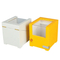 Exquisite Yellow Lacquer Single Wooden Rectangular Watch Packaging Display Box Watch Storage Gift Luxury Piano Lacquer Finish with Acrylic Window