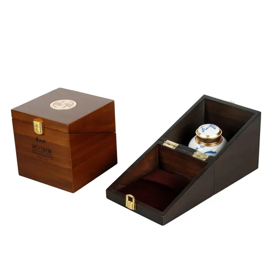 OEM/ODM Handmade Recyclable Single Solid Wooden Wine Box Sets with Piano Lacquer Finish for Packaging Wood Gifts