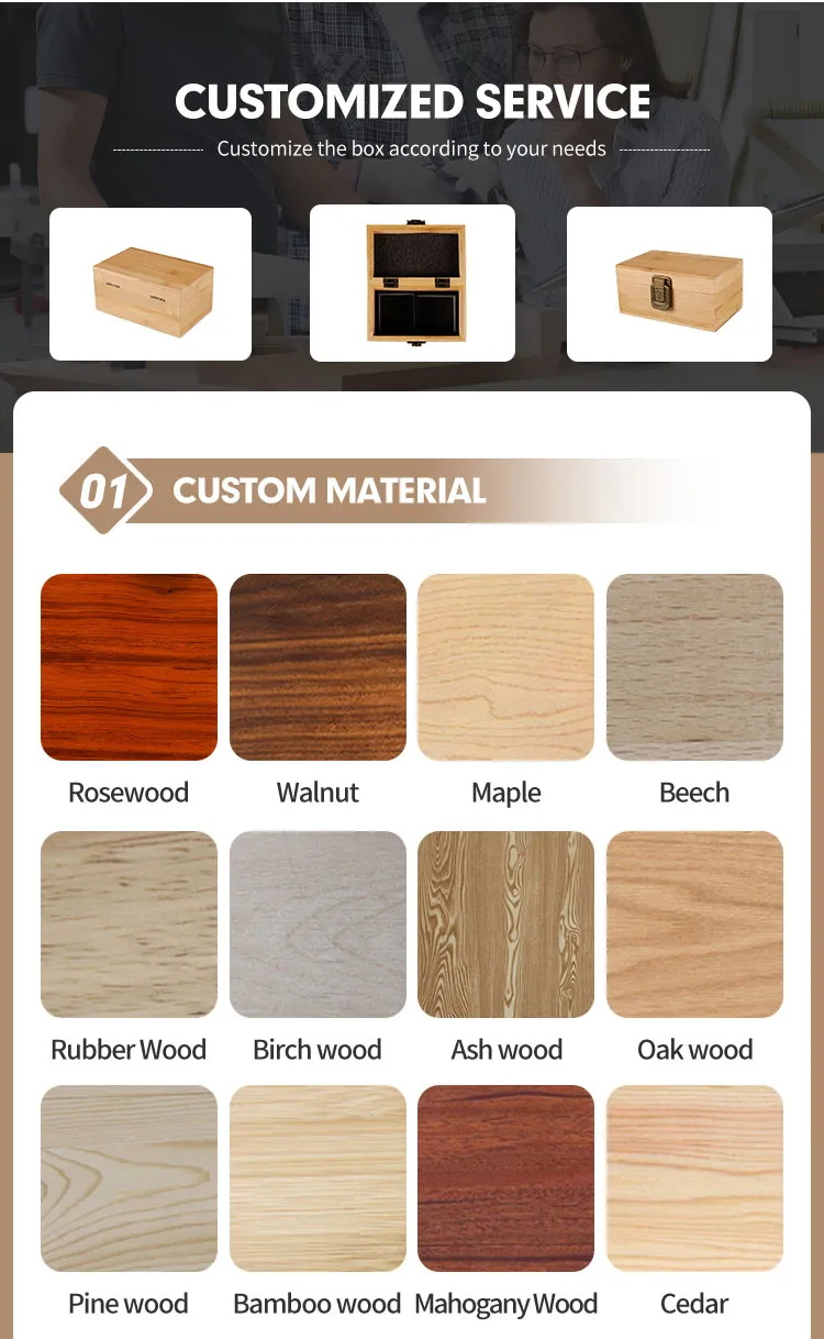 Elegant Eco-Friendly Bamboo Storage Box for Luxury Gifts