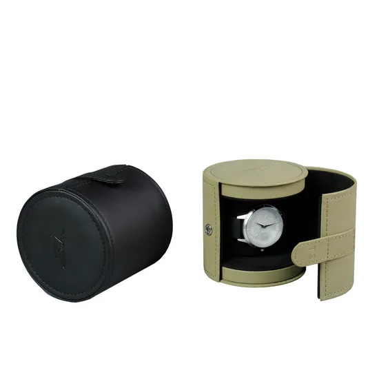China Factory Luxury Handmade PU Leather Watch Storage Box Watch Packing Packaging Box