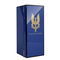 Luxury Handmade Eco - Friendly Blue Paint Custom Logo Wooden Single Wine Packaging Box