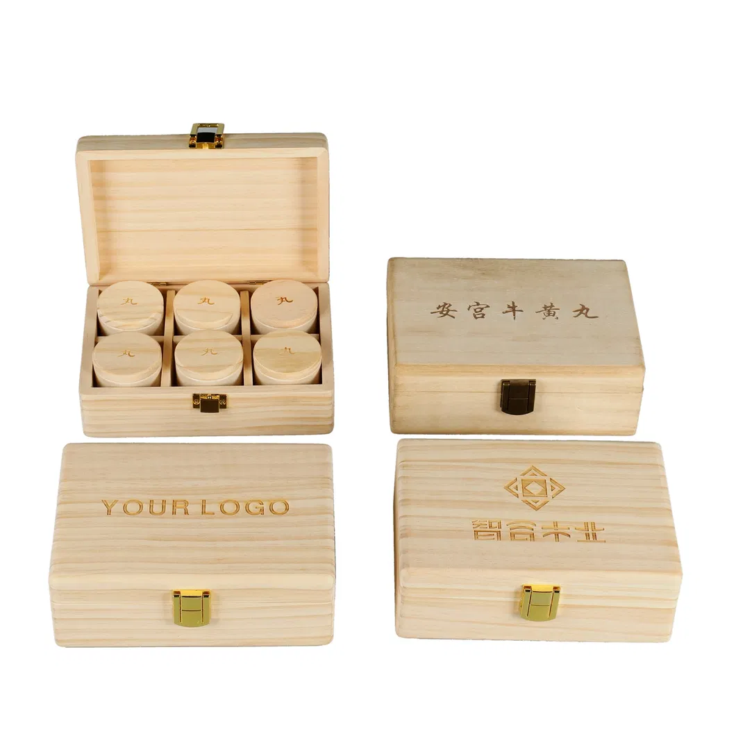 Factory Custom Gift Cosmetics Skin Care Products Bottle Container Luxury Packaging Container Wooden Box Logo Custom Wooden Box