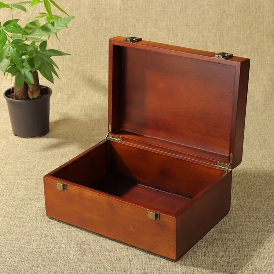Factory Wholesale Can Be Customized Wooden Storage Box Luxury with Lids Wooden Box Designs for Gifts Boxes