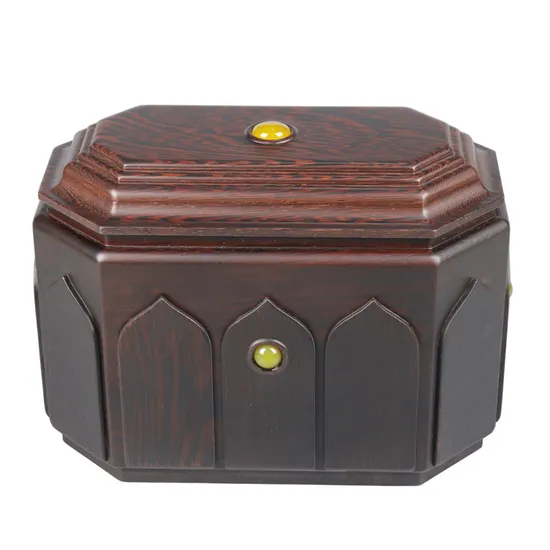 Customized Size High Level Urn Wood Boxes Human Ash Wooden Box