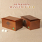Zhihe Walnut Veneer MDF Pet Urn Elegant Casket for Your Beloved Furry Friend
