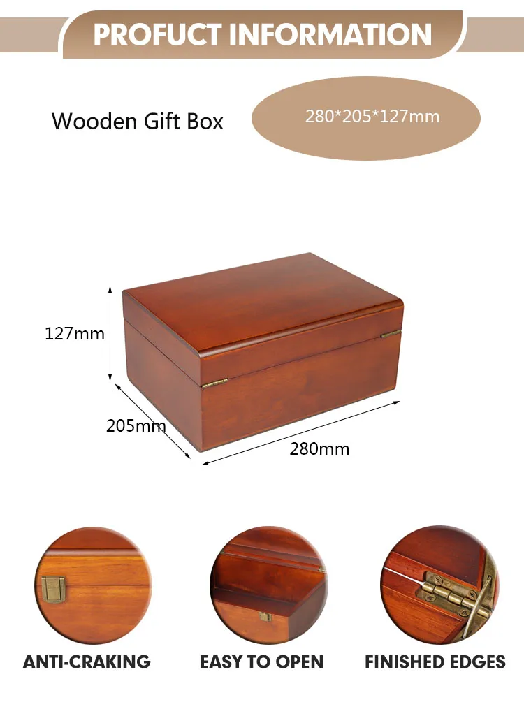 Customizable Luxury Wooden Gift Boxes for Unique Branding