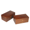 Wooden Commemorative Coin Collector Display Storage Box Factory Wholesale Reusable Custom Velvet Chocolate Carton Handmade Wood