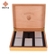 Mahogany Cigar Humidor with Glass Top and Humidifier