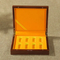 Personalized Walnut Wood Travel Medicine Box with 6 Compartments