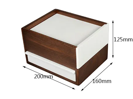 Factory Custom Logo Women Rings Bracelets Watches Necklaces Earrings Jewelry Gift Box with Drawer
