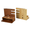 Multifunctional Wood Phone Docking Station Key Holder Jewelry Watch Organizer Luxury Custom Wood Storage Stand