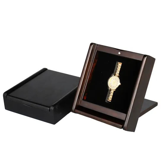 Wholesale OEM ODM Luxury Men's Wooden Watch Box Customizable for High-End Watches Packaging Case