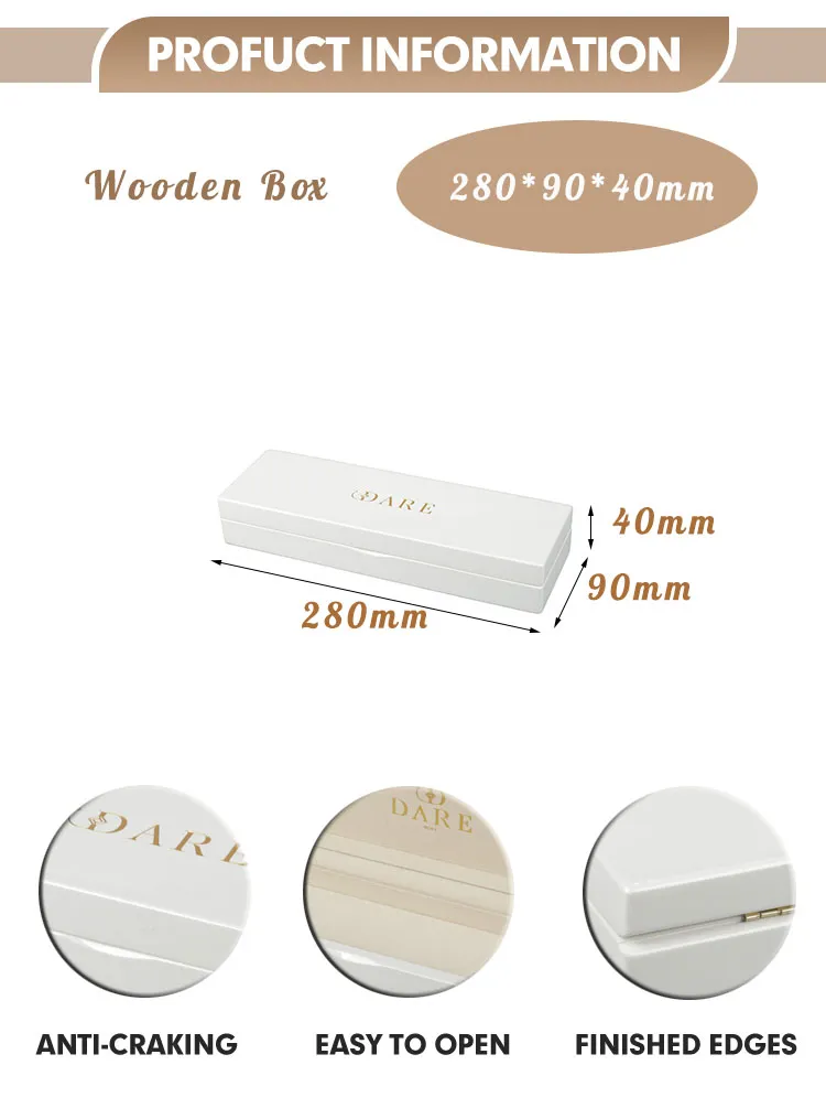 Customized Factory Direct Eco-Friendly Nature Bamboo Walnut Hand-Made Wooden Gift Box for Packaging