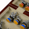 Wholesale Wooden Travel Game Set Custom Luxury Chess Game Board Folding Wooden Box
