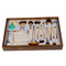 Factory Price Retro Wooden Drawer Removable Maquiagem Cosmetic Case Wooden Gift Packaging Cosmetics Store Display Case Design Beauty Makeup Organizer for Luxury