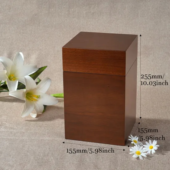 Cats & Dogs Wooden Cremation Urn for Adult Human Ashes Funeral Urns Factory Price