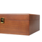Handcrafted Custom Made Solid Wooden Compartment Tea Gift Chest Box and Tea Bags Storage Boxes and Holder with 2 Compartment