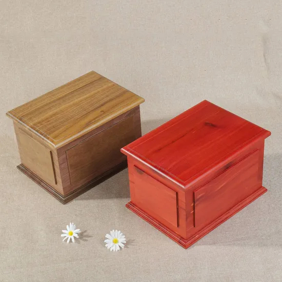 Wholesale Factory Price Wooden Dog Cat Cremation Pets Casket Coffin Box Animals Coffin Urns