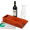 Wholesale Luxury Wine Brandy Liquid Storage Case Foldable Wood Packaging Wooden Gift Wine Box