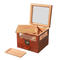 Custom Spanish Cedar Wood Portable Cigar Travel Humidor Box Large Gift Wooden Humidor Cigar Cabinet