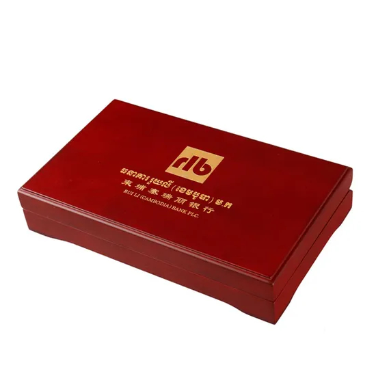 Wholesale Custom Jewelry Box Solid Wood Gift Package Jewelry Box Wooden Coin Display Box
