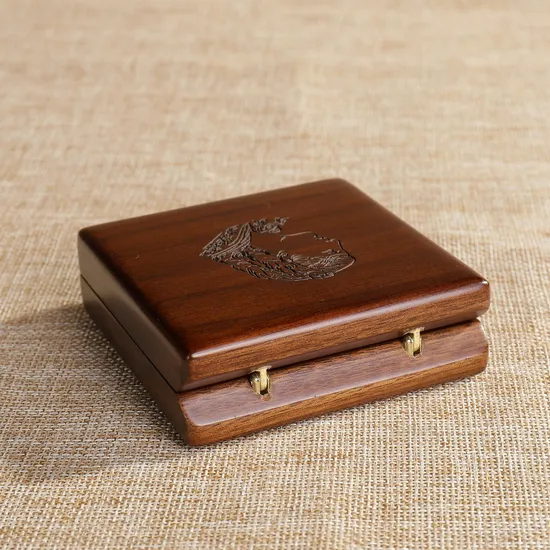 Wholesale Custom Solid Wood Gift Package Display Box Collection Coin Storage Packaging Case