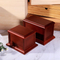 Wholesale Spot Goods Wooden Funeral Products Pet Cremation Ash Casket Urn Wood Memorial Human Urn in Stock