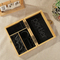 Factory Custom Christmas Gift Cosmetics Skin Care Products Bottle Container Luxury Packaging Container Wooden Box Logo Custom Piano Paint Wooden Box