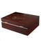 New Design Custom Logo Antique Exquisite Laser Pattern Gift Wooden Tea Packaging Box