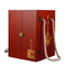 Factory Price Custom Logo Printing Solid Brandy Liquid Wooden Box Wine Bottle Gift Packaging Storage Case
