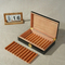 Wholesale Cigar Humidor Box Desktop Cigar Humidor with Hygrometer Humidifier and Cigars Set Top Cigar Box