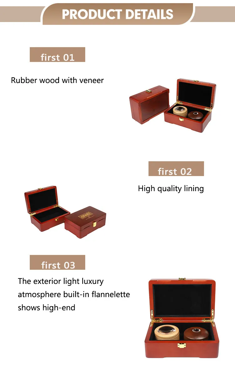 Home Decoration Europe Lockable Pine Medium Hand-Carved Wooden Treasure Jewelry Storage Box for Craft
