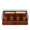 Clear Acrylic Glass Cover Versatile Storage Space Wooden Watch Display Case with Drawers Watch Collection Box
