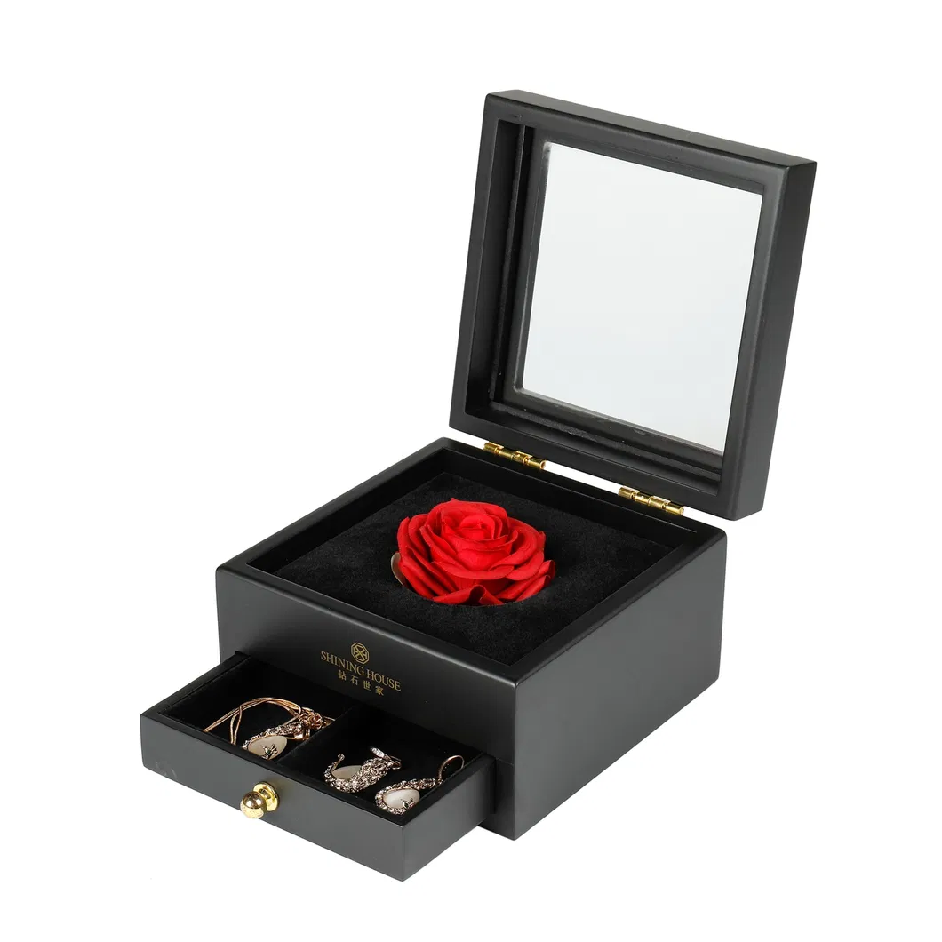 Wholesale Factory Price Wooden Single Watch Gift Box Wood Decorative Packaging Storage Case
