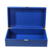 2025 New Arrival Custom blue Wooden Storage Box Luxury Large Wooden Boxes for Gifts Shoe Perfume