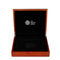 Elegant Mahogany Medal Display Box for Souvenirs and Coins