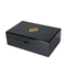 Elegant Black Gloss Wooden Gift Card Box for Hotels
