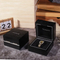 Luxurious High-End Black Piano Glossy Lacquer Finish Wooden Packaging Display Gift Box for Single Watch