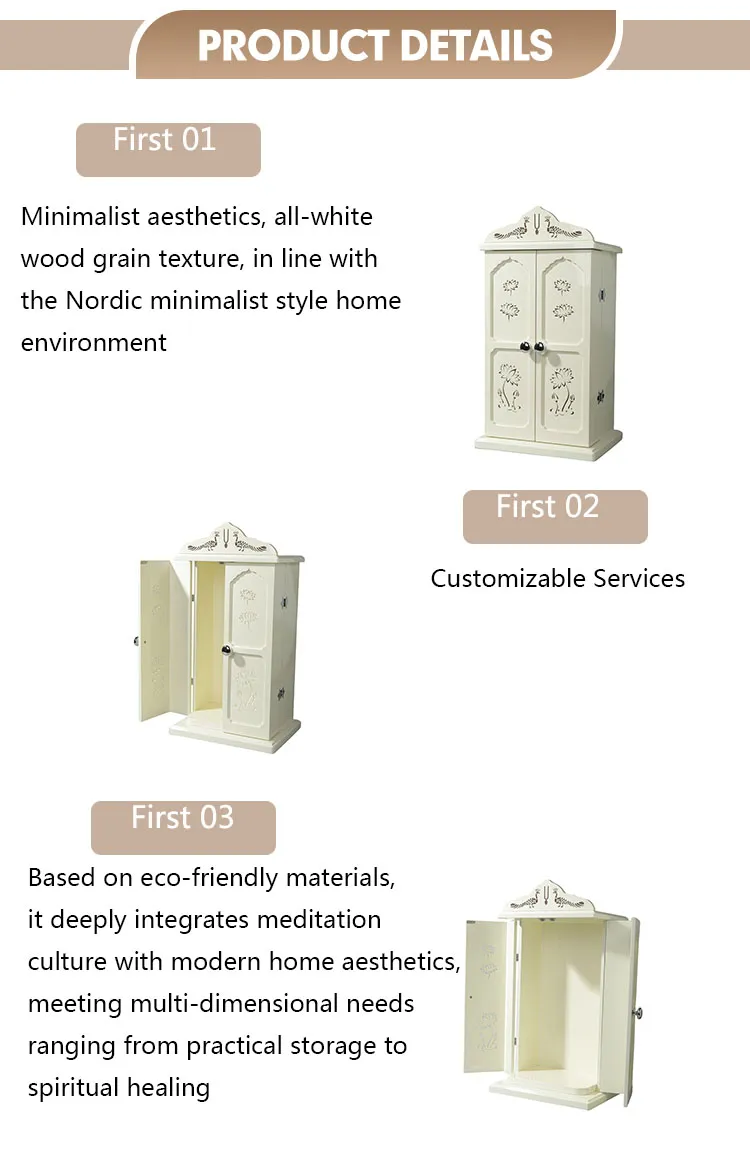 Customizable Natural Wood Meditation Gift Box for Wholesale