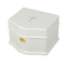 White Color Matt Finish Wooden Jewelry Organizer Storage Luxury Gift Box with Mirror
