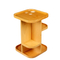 Elegant 100% Beech Wood Rotating Makeup Brush Organizer Shelf