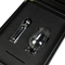Elegant Engraved Personalized Black Wooden Wine Gift Box