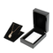Elegant Walnut and Black Velvet Jewelry Organizer Box for Women