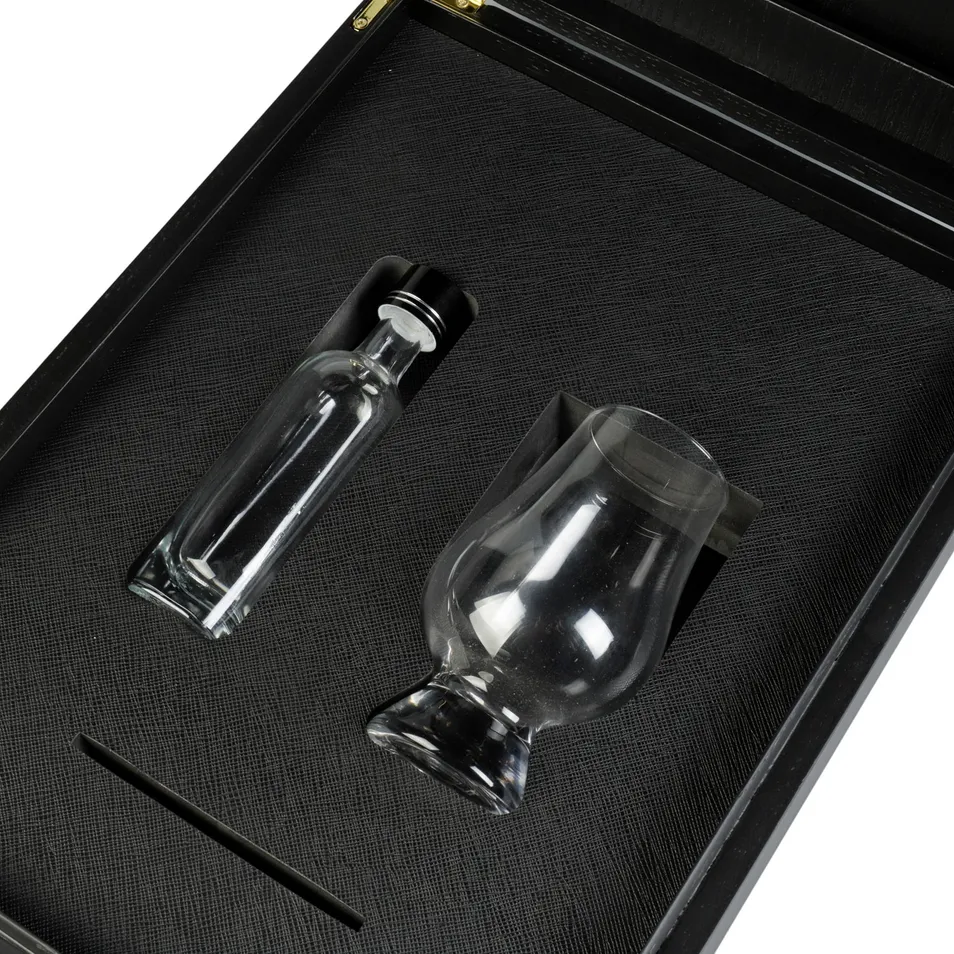 Personalized Laser Etched Ash Wood Wine Gift Box Set