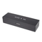 High Quality Handmade Black Matte Paint Custom Laser Logo Small Wooden Necklace Jewelry Boxes