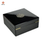 Elegant Black Glossy Gift Card Boxes with Personalized Logo